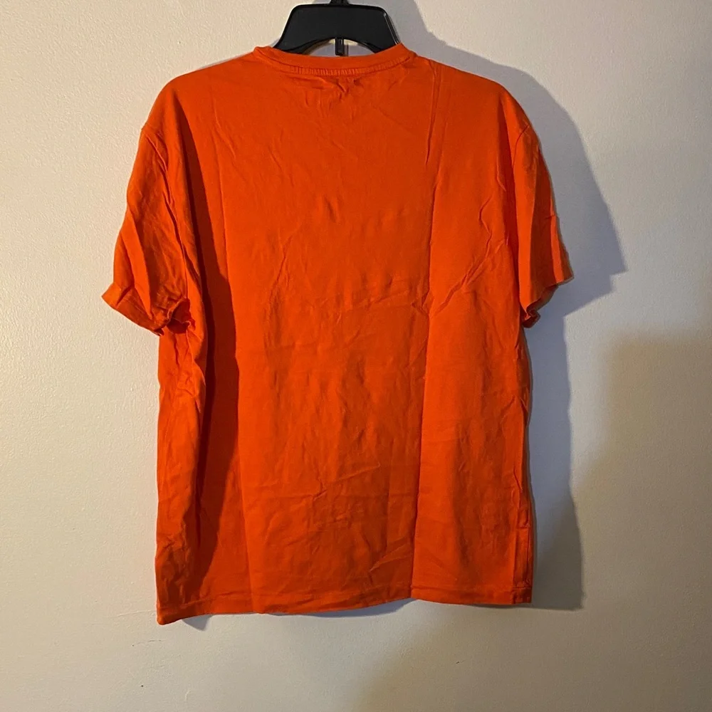 Polo by Ralph Lauren Orange Short-Sleeve Crewneck Tee with Pony Emblem - Picture 2 of 3